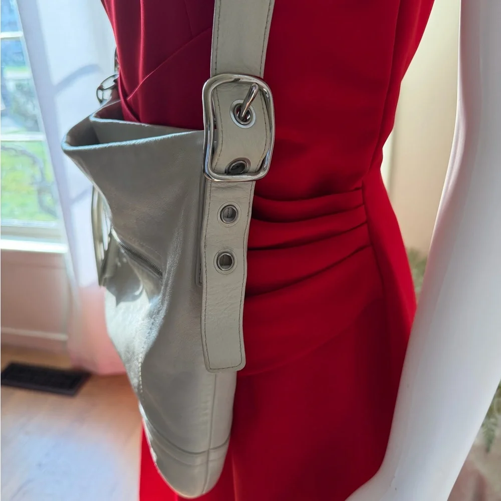 Vintage Coach Cream Leather Legacy Hobo Bag - Picture 3 of 10